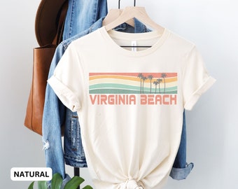 Virginia Beach Shirt, Virginia Shirt, Vacation Shirt, Retro Shirt, Matching Vacation, Beach Shirts, Girls Trip Shirt, Virginia Beach Gift