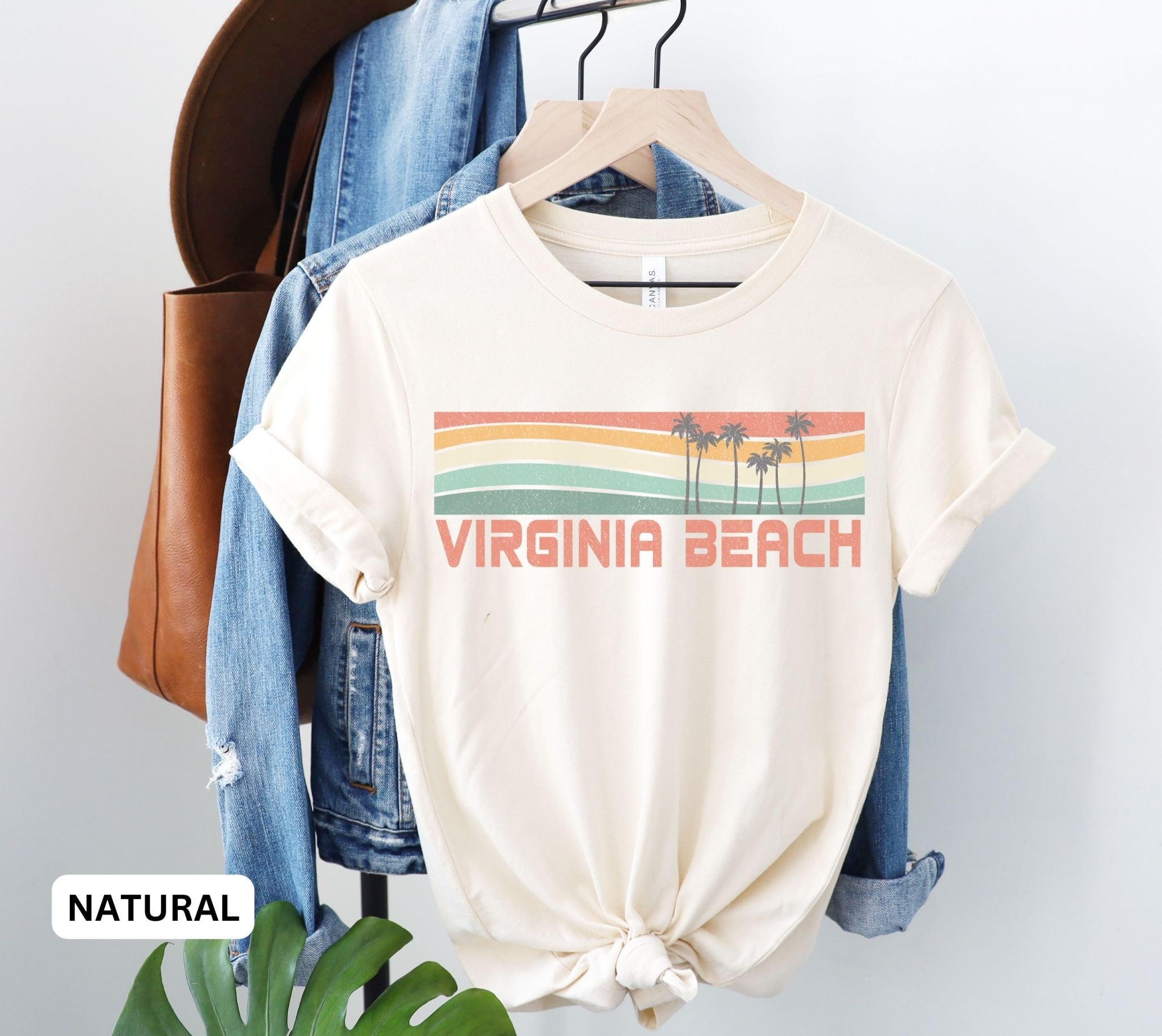 Virginia Beach Shirt, Virginia Shirt, Vacation Shirt, Retro Shirt, Matching Vacation, Beach Shirts, Girls Trip Shirt, Virginia Beach Gift