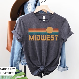 Midwest Shirt, Illinois shirt, Chicago Shirt, Gift for Traveller, Souvenir T Shirt, Honeymoon Shirts, Michigan Shirt, Midwest Souvenir