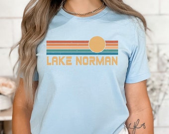Lake Norman Shirt, North Carolina Shirt Lake Norman Boat Life NC Pride Tee, Lake Norman Souvenir Lake Norman North Carolina Group Shirt