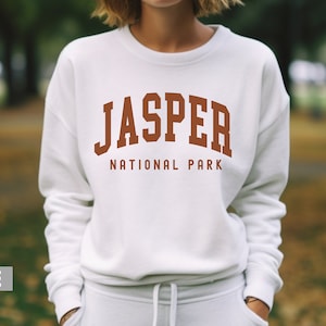 Jasper Sweatshirt, Jasper Hoodie, Jasper National Park Gift, Hometown Travel Sweatshirt, National Park Hiking Hoodie Jasper Souvenir