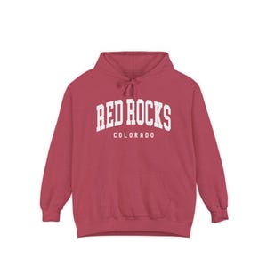 Red Rocks Sweatshirt Comfort Colors Hoodie Red Rocks Colorado, Bachelorette Trip Matching Family Red Rocks Souvenir, Travel Hoodie