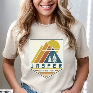 Jasper Shirt Canada Shirt, Jasper Souvenir, Jasper Travel Gift, Matching Family, Retro Ski Canada, Graphic Travel Tee, National Park Shirt