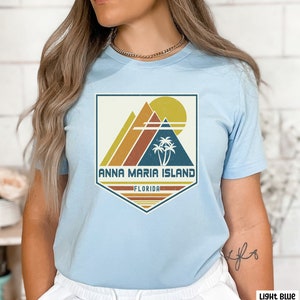 Anna Maria Island Shirt Florida Shirt, Anna Maria Island Souvenir Geschenk, passendes Familien-Strand-Shirt, Retro-Strand-Florida-Grafik-T-Shirt