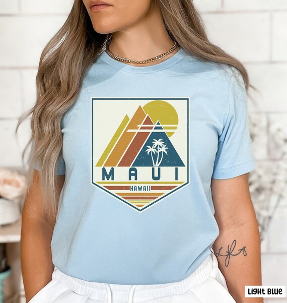 Vintage Maui T-Shirt Retro Hawaii Love Gift Souvenir Vintage Maui T-Shirt Retro Hawaii Love Gift Souvenir