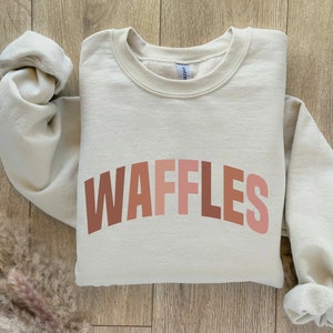 Waffles Sweatshirt, Brunch Girlfriends Sweatshirt, Breakfast Lover gift, Sunday Brunch Shirt, Funny Foodie Shirt, Waffle Lover Brunch Gift