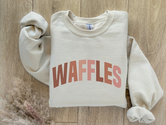 Waffles Sweatshirt, Brunch Girlfriends Sweatshirt, Breakfast Lover gift, Sunday Brunch Shirt, Funny Foodie Shirt, Waffle Lover Brunch Gift
