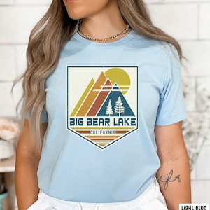 Big Bear Lake Shirt California Shirt, Big Bear Lake Souvenir Gift, Travel Gift, Matching Family, Retro Ski California, Graphic Travel Tee