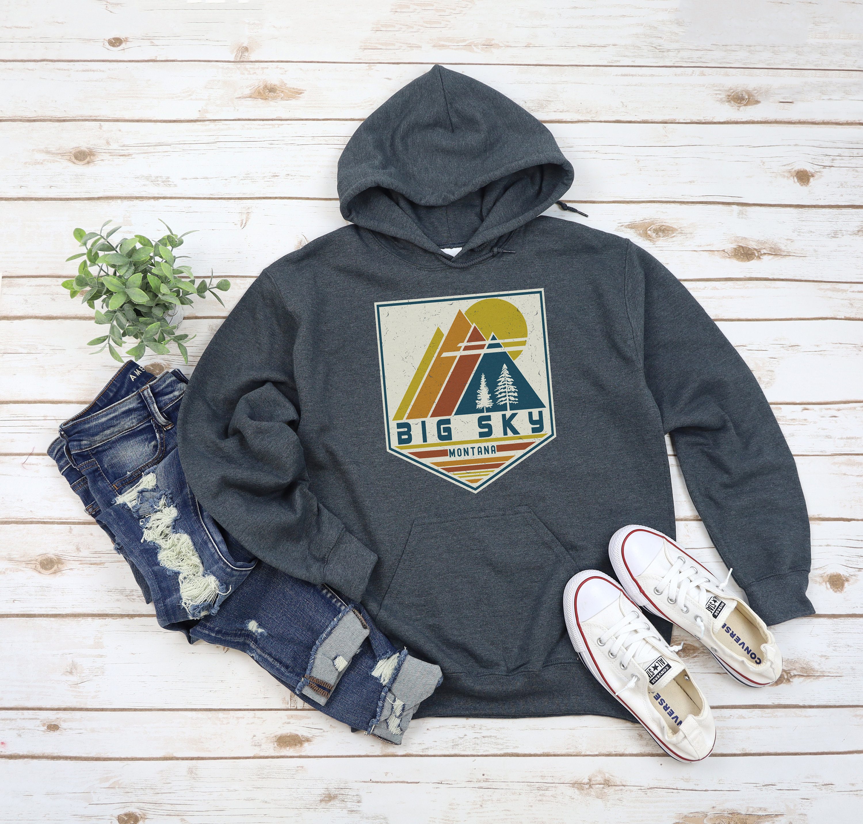 Big Sky Hoodie, Big Sky Sweatshirt Montana Hoodie, Big Sky Gift