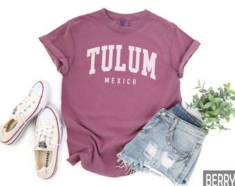 Comfort Colors Tulum Mexico Shirt, Women's Travel Tee