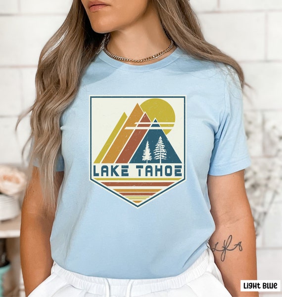 Vintage Retro Lake Tahoe T-Shirt Mountain And Sun Vintage Retro Lake Tahoe T-Shirt Mountain And Sun