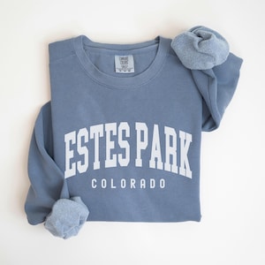 Estes Park Sweatshirt Comfort Colors Estes Park Crewneck, Colorado Bachelorette Trip Matching Family Trip, Estes Park Souvenir Travel Gift