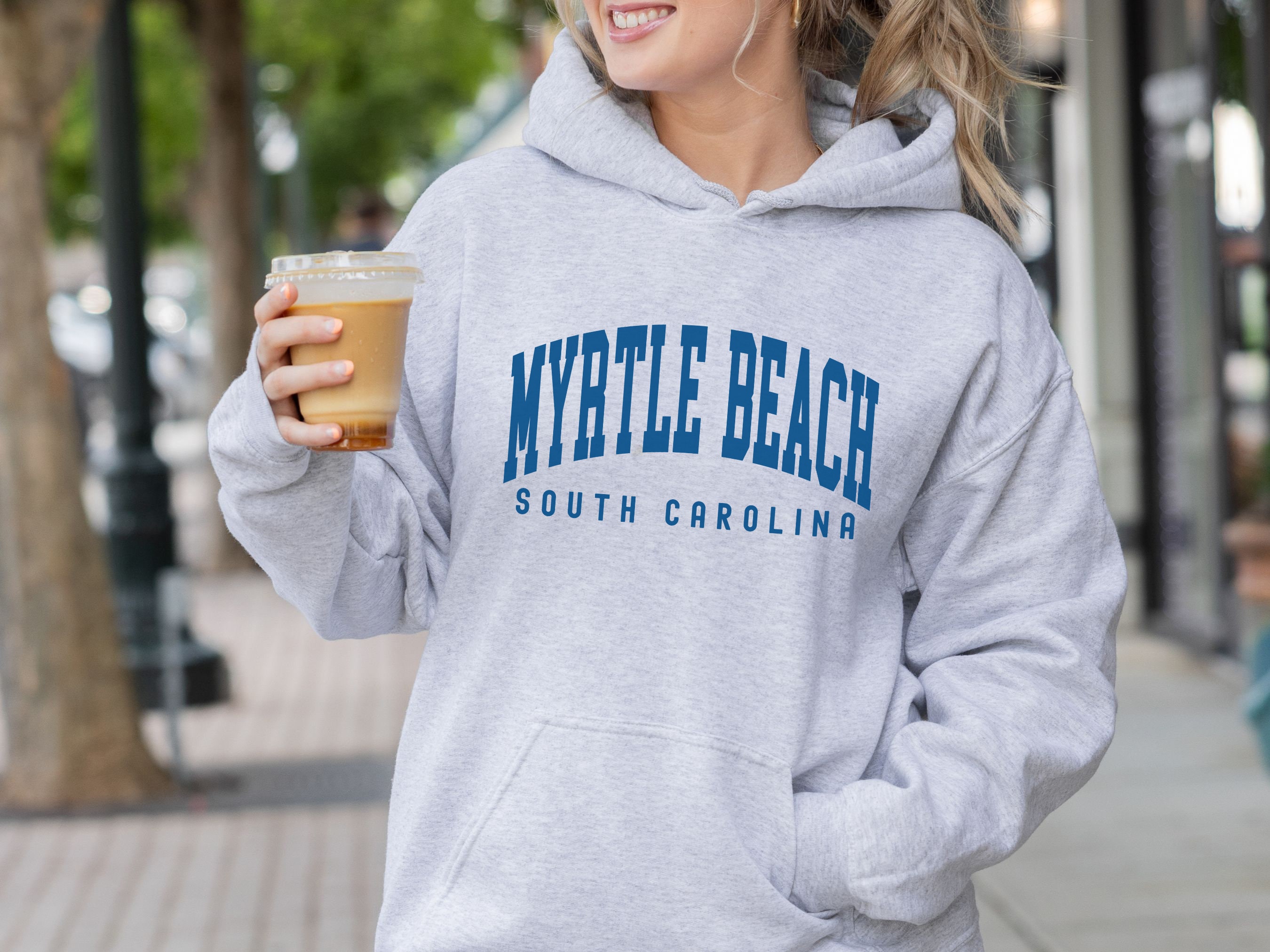 Beach Hoodies Myrtle Beach South Carolina Color Loop Hoodie