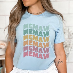 Memaw Shirt, Grandma Gift, New Grandmother Announcement, Cool Memaw Shirt Memaw Gift, Mother&#39;s Day Gift Memaw Shirts, Southern Grandma Shirt