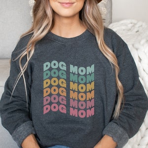 Dog mom Sweatshirt, Dog Hoodie Dog mom Gift, Dog mom Retro Womens Hoodie Gift, Foster Dog Mom, Rescue mama Dog Hoodie, Women Gift