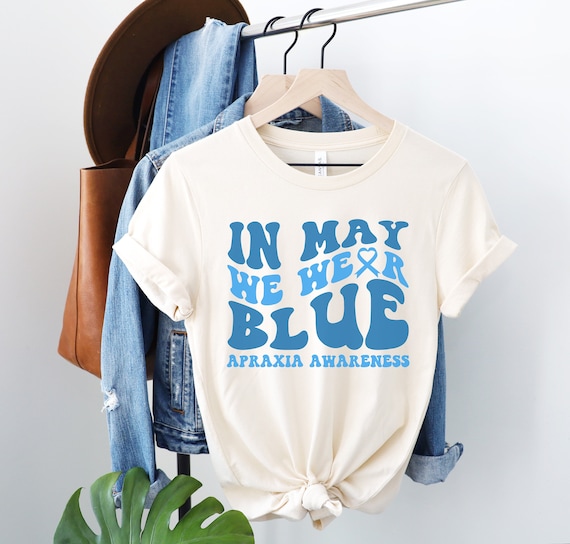 Kids Apraxia Awareness I Know I Think I Notice More Blue Ribbon Premium T-Shirt Kids Apraxia Awareness I Know I Think I Notice More Blue Ribbon Premium T-Shirt