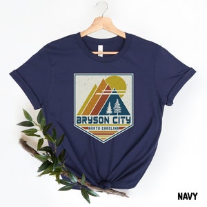 Bryson City Shirt North Carolina Shirt, Bryson City Souvenir Cadeau, Reiscadeau Matching Family, Retro Ski North Carolina, Graphic Travel Tee