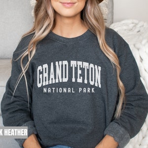 Grand Teton Sweatshirt, Grand Teton Hoodie, Grand Teton National Park Geschenk, Reise Wandern Nationalpark Hoodie Grand Teton Souvenir