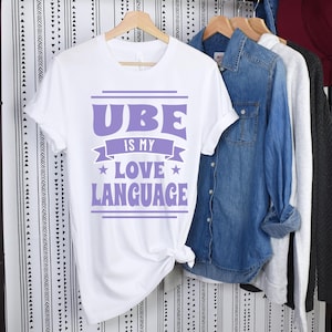 Ube T-Shirt, Filipino Food Tee, Ube Lover Gift, Funny Food Shirt, Gift for Foodies Graphic Tee, Purple Food Lover Shirt, Ube Aesthetic Tee,