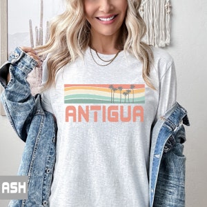 Antigua Shirt, Caribbean Shirt, Antigua Gift Souvenir, Antigua Group Matching Vacation Tees, Honeymoon Cruise Gift, Island Time Beach Tee