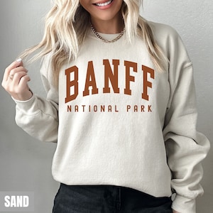 Sweat-shirt Banff, Sweat-shirt du parc national Banff Hoodie, Souvenir cadeau Banff Canada RMNP Fan Game Day, Cadeau de voyage à capuche de vacances
