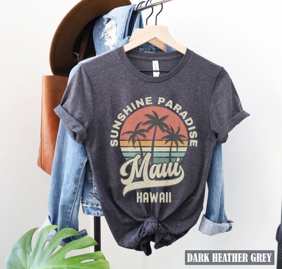 Vintage Maui T-Shirt Retro Hawaii Love Gift Souvenir Vintage Maui T-Shirt Retro Hawaii Love Gift Souvenir