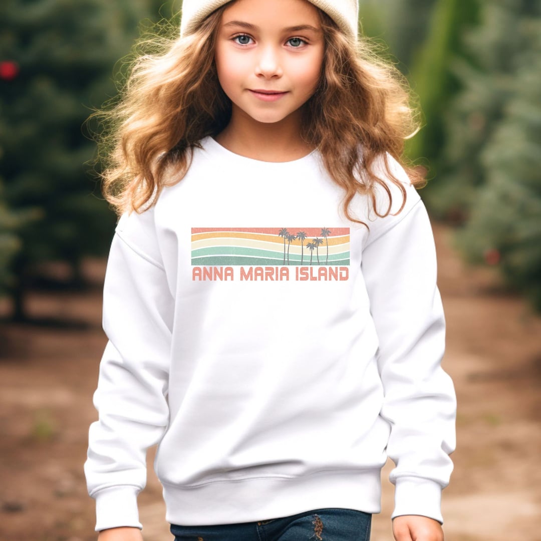 Youth Anna Maria Island Sweatshirt Kids Florida Crewneck, Children's
