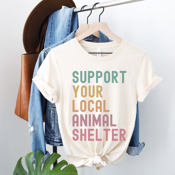 Dog Rescue Sweatshirt, Steun uw lokale dierenasiel Sweatshirt, Cat Rescue Mom Gift, Dog Rescuer Crewneck, Adopteer Don't Shop Sweatshirt