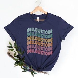 Yellowstone Shirt, Yellowstone National Park Shirt, Visit Yellowstone Tshirt, Yellowstone Souvenir, Yellowstone Gift, Hiking Shirt, Travel T