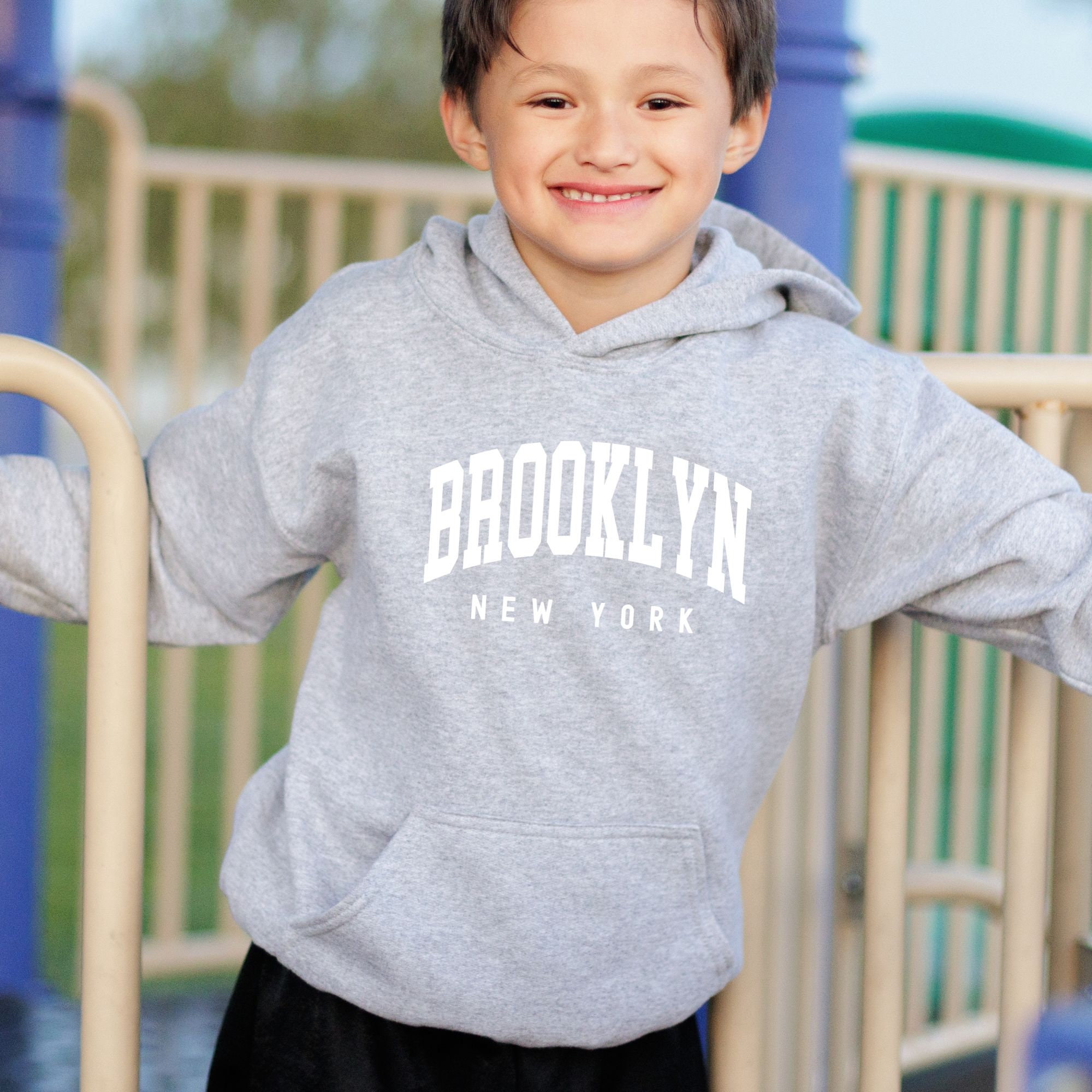 Sweat-shirt Brooklyn New York Pour Femme – Col Rond, Manches Longues, Coupe Ample – Style Décontracté Y2K, Automne-hiver
