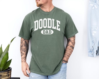 Doodle Dad Shirt, Komfort Farben Goldendoodle T-Shirt, Geschenk für Hundeliebhaber, Doodle Dad Haustier-Elterngeschenk