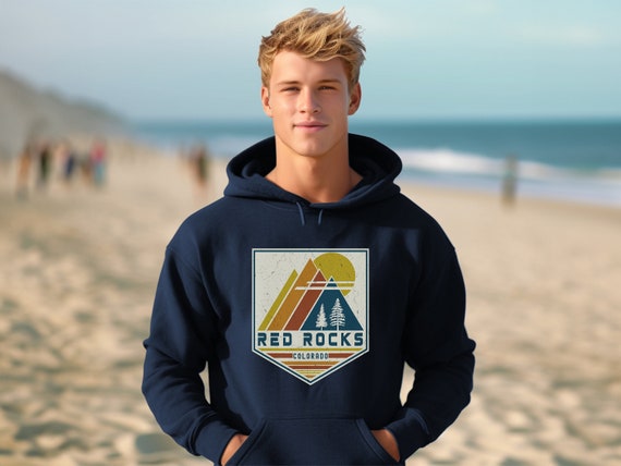 Red rocks hoodie hotsell