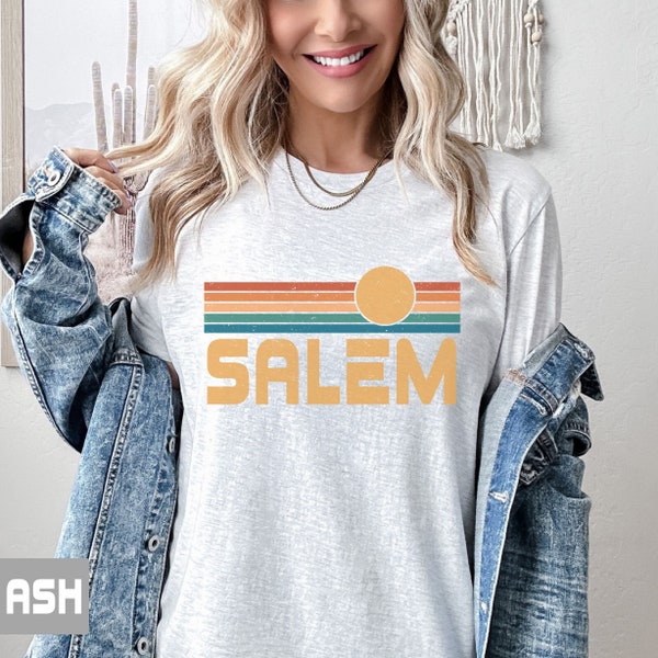 Salem Shirt, Massachusetts Shirt Salem Gift Haunted Witch City Tee, Salem Souvenir Salem Massachusetts Group Vacation Shirts Hometown