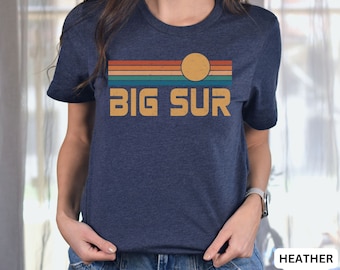 Big Sur-tröja, Kalifornien-tröja, Big Sur-tröja, Big Sur-souvenir, Roadtrip-tröjor, Kalifornien-t-shirt, Cali-tröja, Stillahavskusten-tröja,