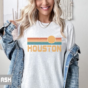 Houston Shirt, Texas Shirt Houston Gift Space City H-Town Tee, Houston Souvenir Houston Texas Group Vacation Shirts Hometown Pride