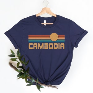 Cambodia Shirt, Angkor Wat Shirt Cambodia Gift Khmer Heritage  Tee, Cambodia Souvenir Cambodia Angkor Wat Group Vacation Shirts Hometown