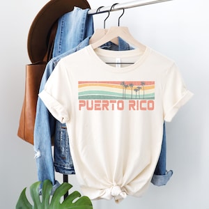 Puerto Rico Shirt, San Juan Travel Souvenir, Puerto Rican Beach Tee, Travel Souvenir Gift, Palm Tree Matching Family Vacation