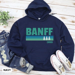 Sweat à capuche Banff, sweat-shirt Canada, parc national de Banff, souvenir de Banff, sweat à capuche Canada, sweat à capuche du parc national, sweat à capuche de vacances, cadeau Banff