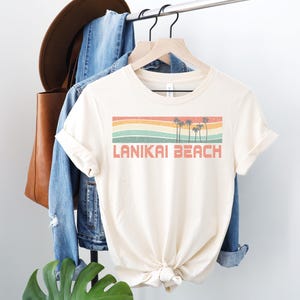 Lanikai Beach Shirt, Hawaii Travel Souvenir, Summer Beach Tee, Hawaii Travel Souvenir Gift, Palm Tree Matching Family Vacation Shirts