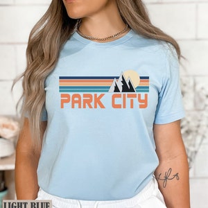 Park City Shirt UTAH Shirt, Park City Gift Park City UTAH Souvenir, Mountain Ski Trip Shirts, Group Vacation Tees Skiing Hiking Shirt