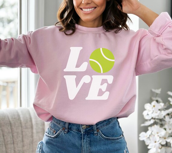 Tennis Love Sweatshirt, Tennis Player Crewneck, Doubles Partner