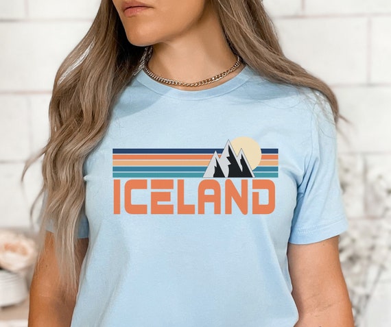Iceland Shirt Reykjavík Shirt, Iceland Souvenir, Iceland Gift, Travel Gift, Matching Family, Retro Ski Reykjavík, Graphic Travel Honeymoon T