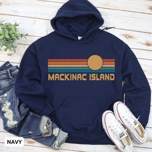 Mackinac Island Hoodie, Mackinac Island Sweatshirt, Mackinac Shirt, Michigan Hoodie, Michigan Sweatshirt, Vacation Hoodie, Graphic Shirt