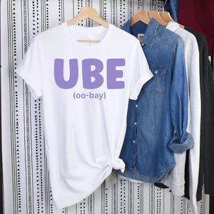 Ube T-Shirt, Filipino Food Tee, Funny Food Shirt, Gift for Foodies Graphic Tee, Purple Food Lover Shirt, Ube Aesthetic Tee, Ube Lover Gift