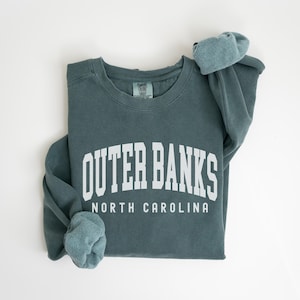Outer Banks Sweatshirt Comfort Colors Outer Banks Crewneck, North Carolina Beach Trip Matching Gifts Family Trip, Outer Banks Souvenir