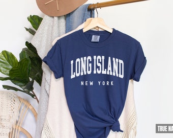 Long Island Shirt, Comfort Colors Long Island New York Shirt, Long Island Gift Souvenir, NYC New York City Long Island Vacation Gift