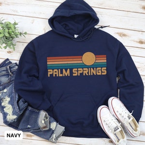 Sudadera con capucha de Palm Springs, sudadera de Palm Springs, sudadera con capucha de California, camisa de Palm Springs, sudadera de California, sudadera con capucha de vacaciones, sudadera con capucha de playa
