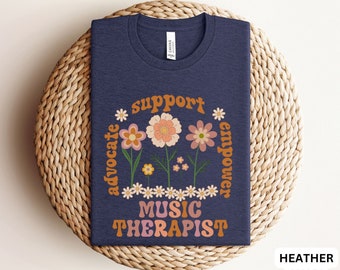 Music Therapist Shirt, Music Teacher Shirt, Music Therapist Gift, Therapy Shirt Musical Therapist Tee, Empower Kids Children Advocate Shirt