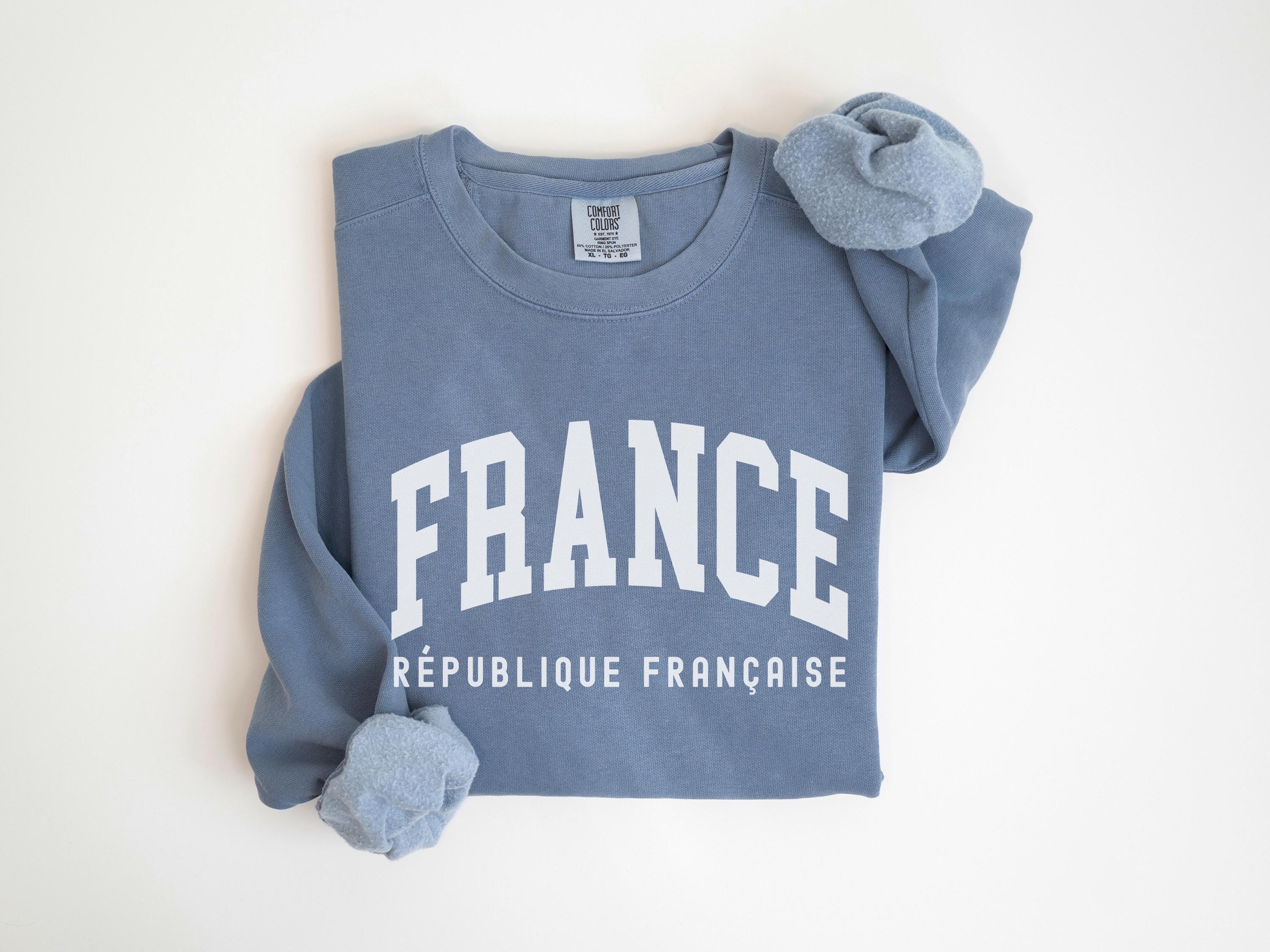 France Sweatshirt Comfort Colors France Crewneck, Paris Bachelorette Trip Matching Family Trip, France Souvenir Travel Gift