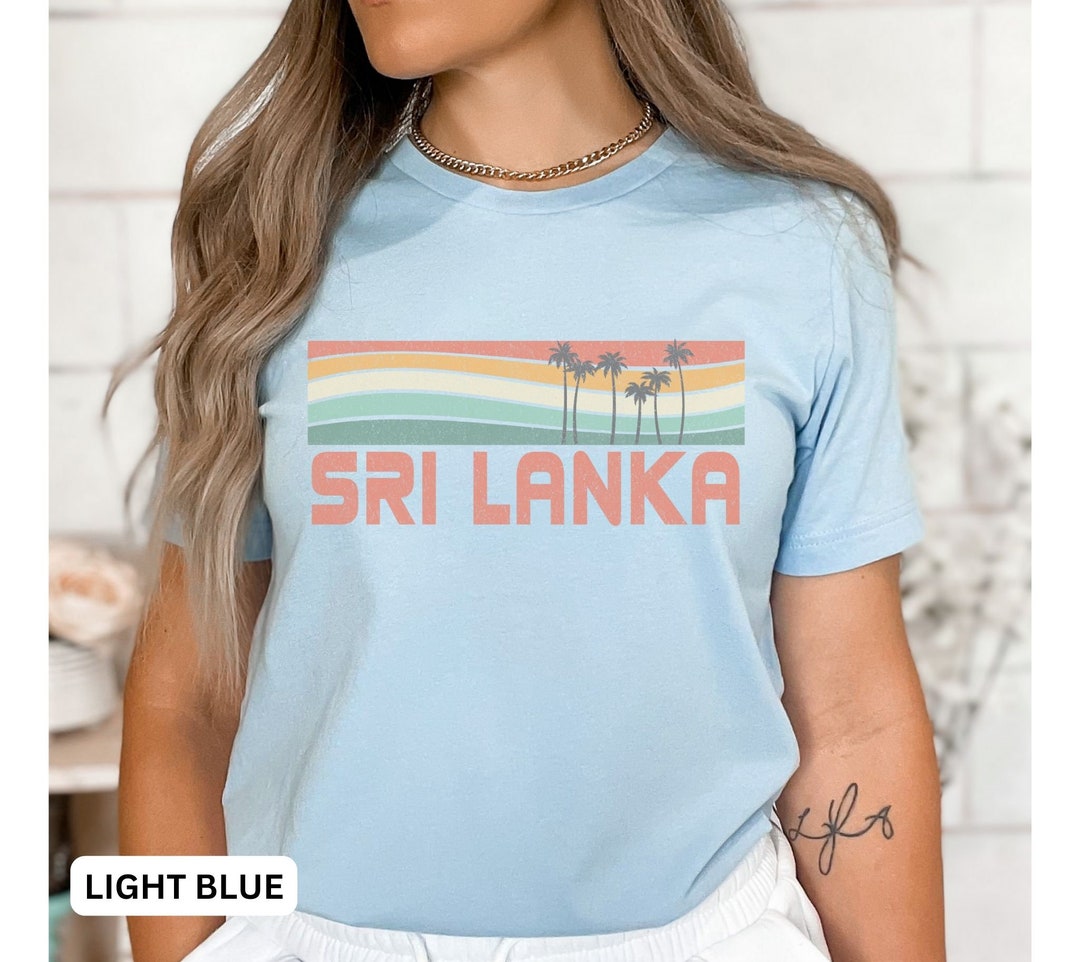 Sri Lanka Shirt Sri Lanka Souvenir Vacation Shirt Retro - Etsy